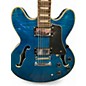 Used Michael Dolsey DOUBLECUT HOLLWBODY BLUE FLAME Hollow Body Electric Guitar