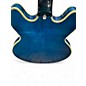 Used Michael Dolsey DOUBLECUT HOLLWBODY BLUE FLAME Hollow Body Electric Guitar