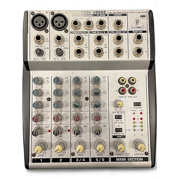 Used Behringer UB802 Unpowered Mixer