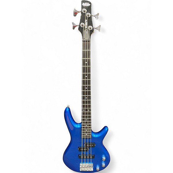 Used Ibanez Used Ibanez Gsrm Mikro Short Scale Blue Electric Bass Guitar Blue Guitar Center