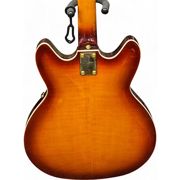 Used Hagstrom Viking II-P P90S 2 Tone Sunburst Hollow Body Electric Guitar