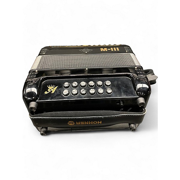 Used Hohner M-III FBbEb Accordion