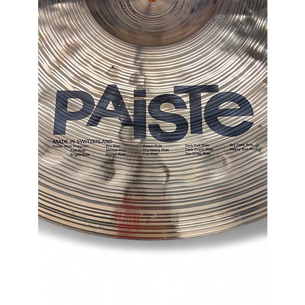 Used Paiste 21in Signature Dry Heavy Ride Cymbal