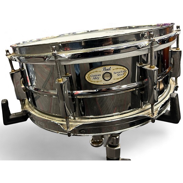 Used Pearl 14X5 Sensitone Snare Silver Drum