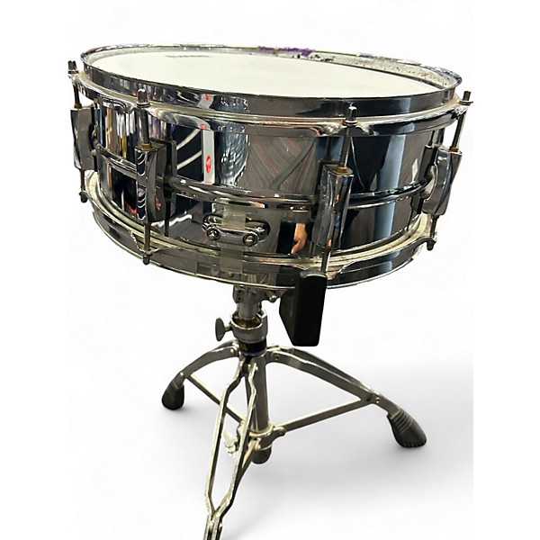 Used Pearl 14X5 Sensitone Snare Silver Drum