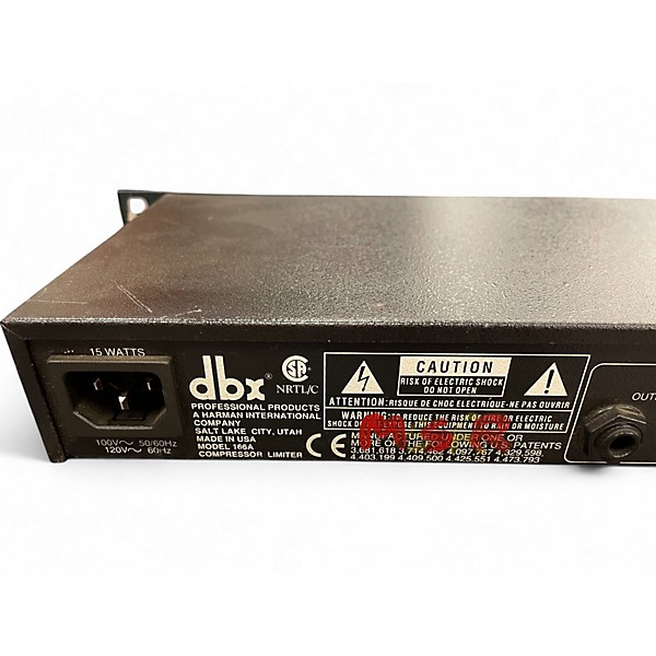 Used Dbx 166A Compressor Limiter Compressor