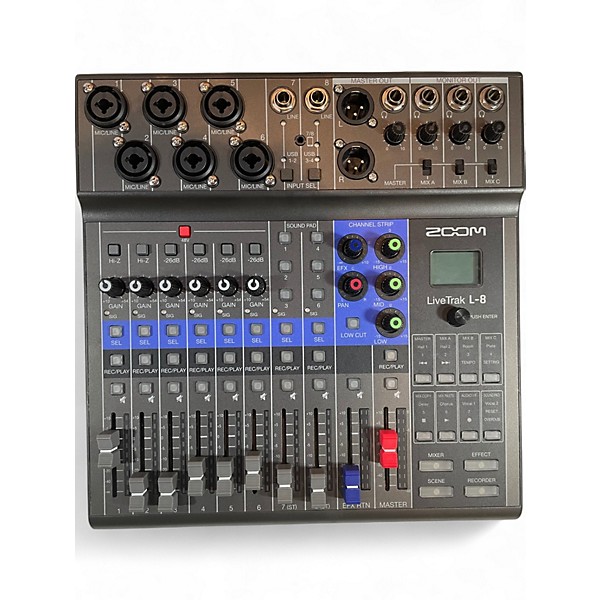 Used Zoom LiveTrak L8 Digital Mixer