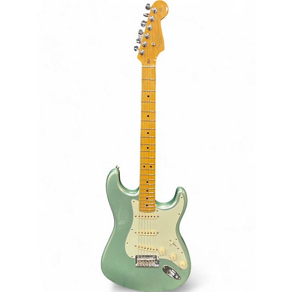 Used 2020 Fender American Professional II Stratocaster MYSTIC SURF GREEN Solid Body Electric Guitar