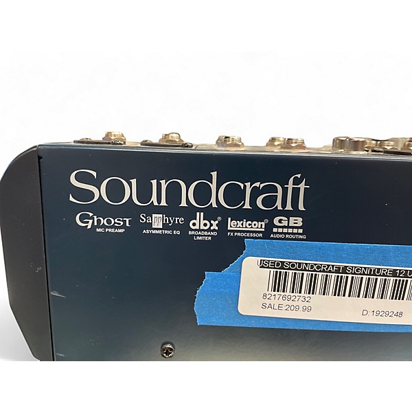 Used Soundcraft Signiture 12 Unpowered Mixer