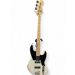 Used Squier Paranormal Jazz Bass 54 Vintage White Electric Bass Guitar