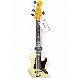 Used Fender American Professional II Jazz Bass Olympic White Electric Bass Guitar
