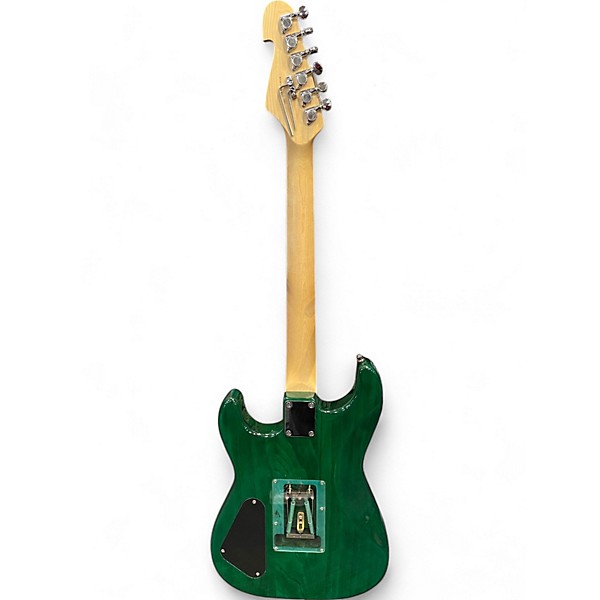 Used Fu-tone FU PRO Trans Green Solid Body Electric Guitar