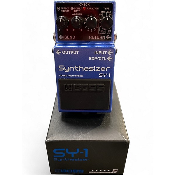 Used BOSS SY-1 Synthesizer Effect Pedal