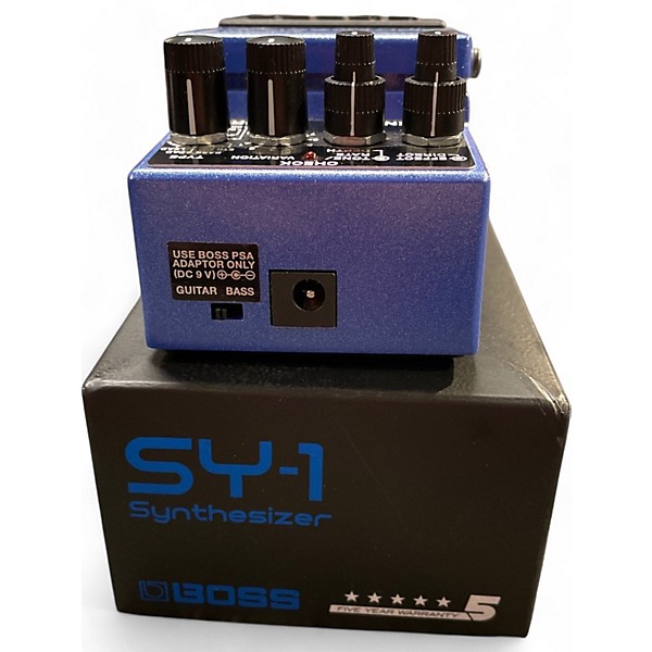 Used BOSS SY-1 Synthesizer Effect Pedal