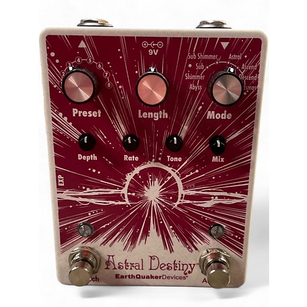 Used EarthQuaker Devices ASTRAL  DESTINY Effect Pedal