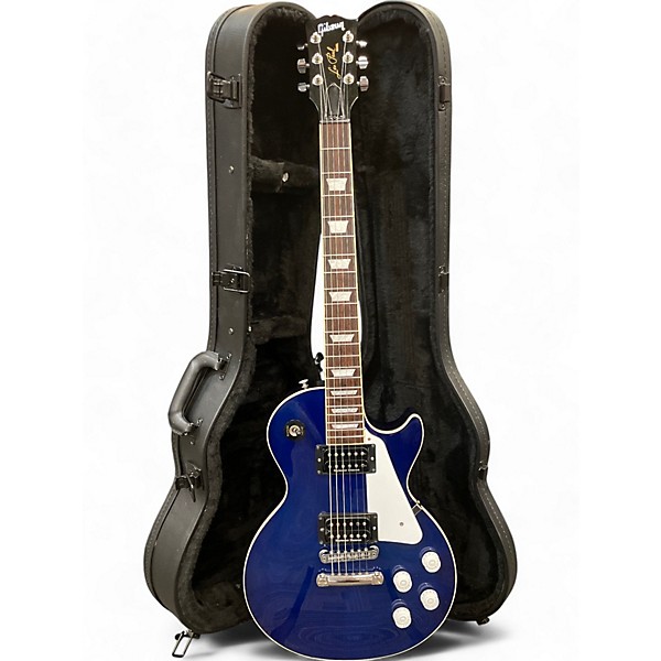Used Gibson Les Paul Classic Blue Solid Body Electric Guitar,Specials : American Fashion Style Bags On Sale