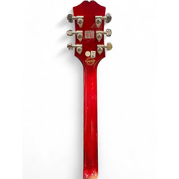 Used Epiphone Wildkat Wine Red Hollow Body Electric Guitar