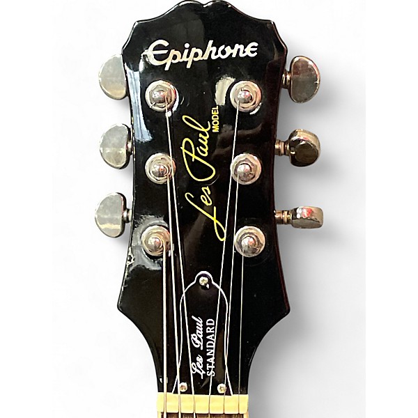 Used Epiphone Les Paul Standard Black Solid Body Electric Guitar