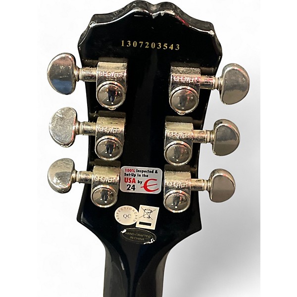 Used Epiphone Les Paul Standard Black Solid Body Electric Guitar