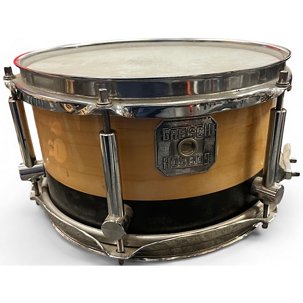 Used Gretsch Drums 14in FREE FLOATING SNARE Natural Drum