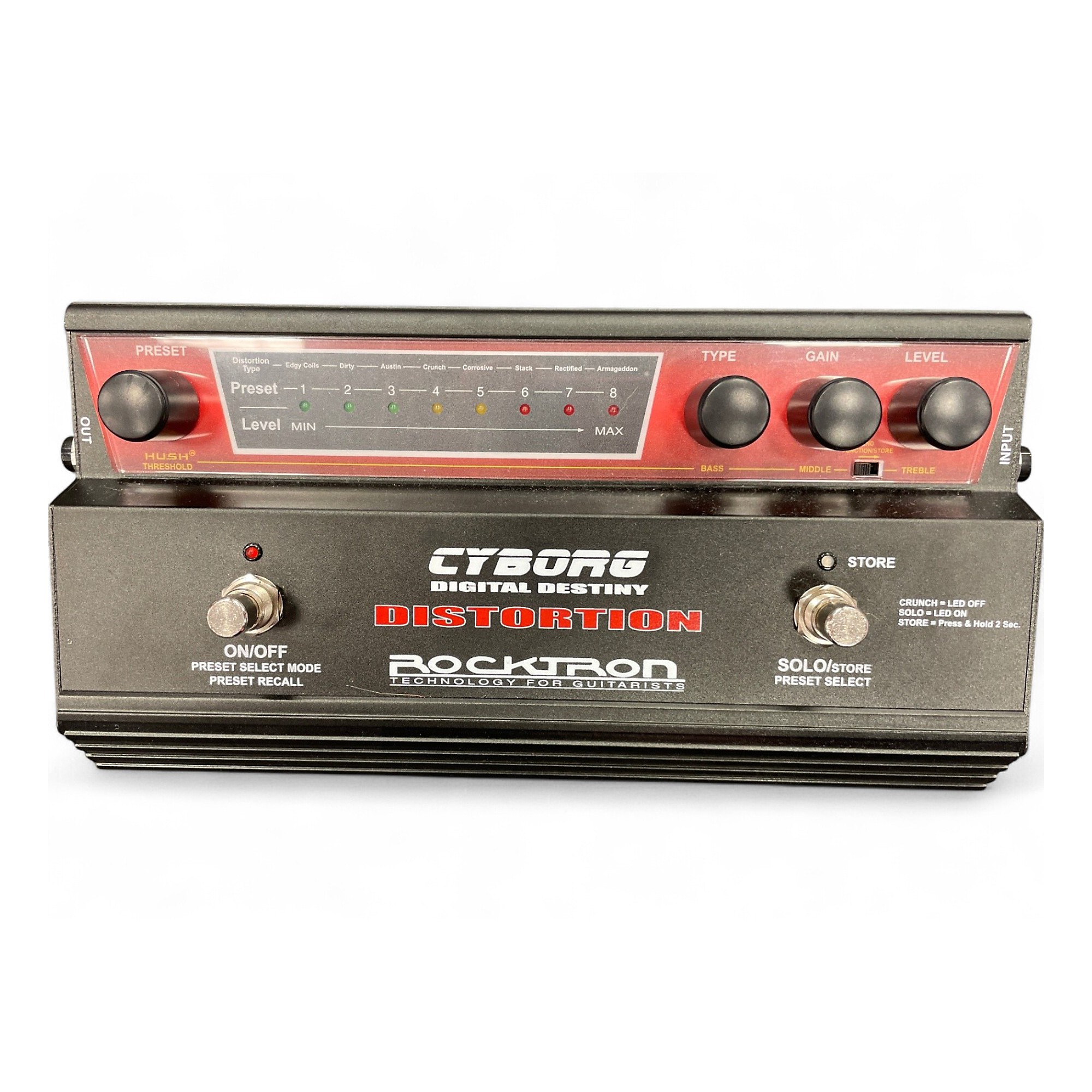 Used Rocktron Cyborg Digi Distortion Effect Pedal