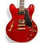 Used Washburn HB35 Candy Apple Red Hollow Body Electric Guitar