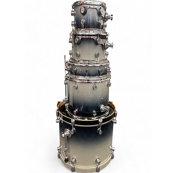 Used PDP by DW 5 Piece X7 Silver Sparkle Drum Kit