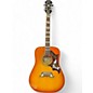 Used Epiphone Dove Pro Orange Acoustic Electric Guitar