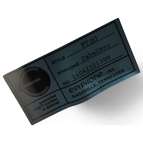 Used Epiphone 50th Anniversary 1964 Reissue Caballero Mahogany Acoustic Electric Guitar