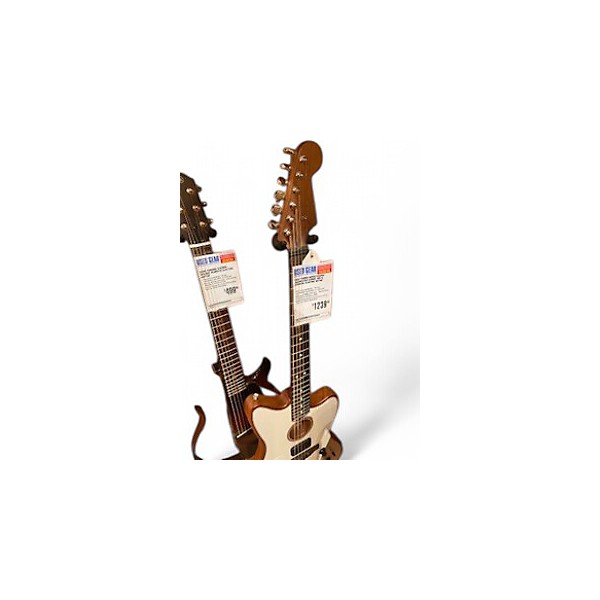 Used Fender ACOUSTASONIC JAZZMASTER ATOMIC WHITE Acoustic Electric Guitar