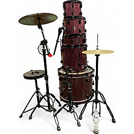 Used Peace 5 Piece youth kit Purple Drum Kit