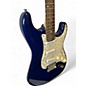 Used Partscaster STRAT Trans Blue Solid Body Electric Guitar