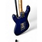 Used Partscaster STRAT Trans Blue Solid Body Electric Guitar