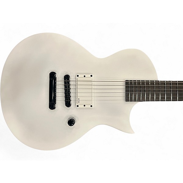 Used ESP LTD EC Arctic Metal White Solid Body Electric Guitar