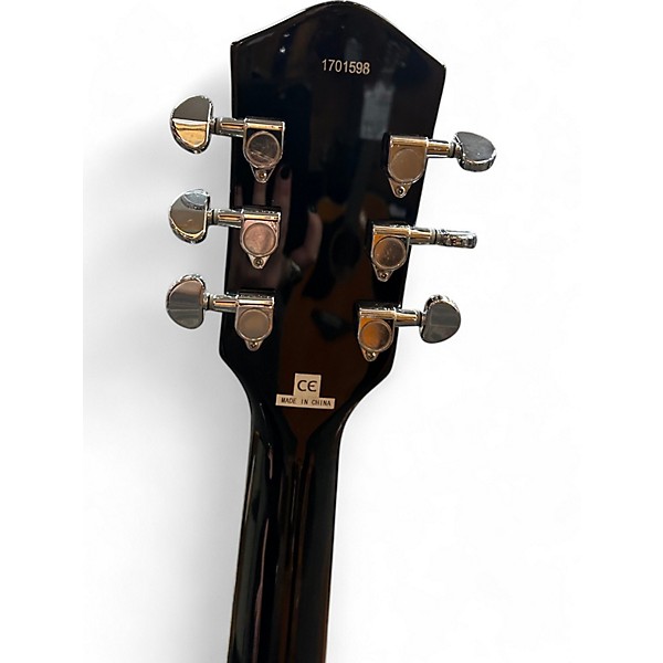 Used Eastwood H78 Black Hollow Body Electric Guitar