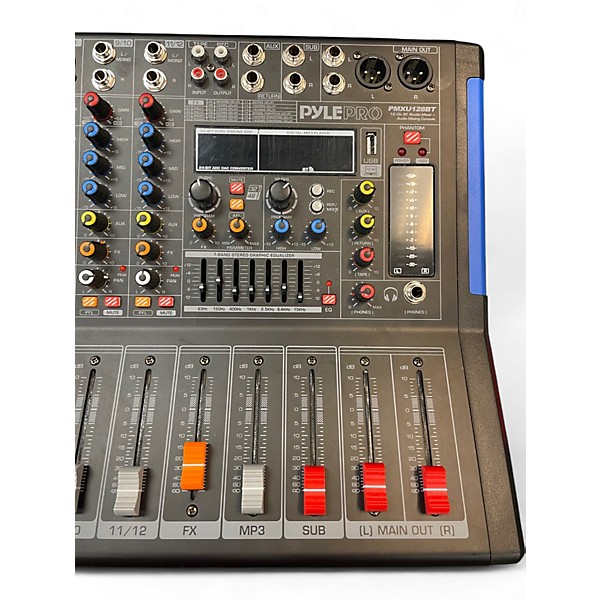 Used Pyle Pmxu1288bt Powered Mixer