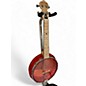 Used Gold Tone LITTLE GEM Candy Apple Red Banjolele thumbnail