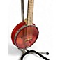 Used Gold Tone LITTLE GEM Candy Apple Red Banjolele