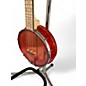 Used Gold Tone LITTLE GEM Candy Apple Red Banjolele