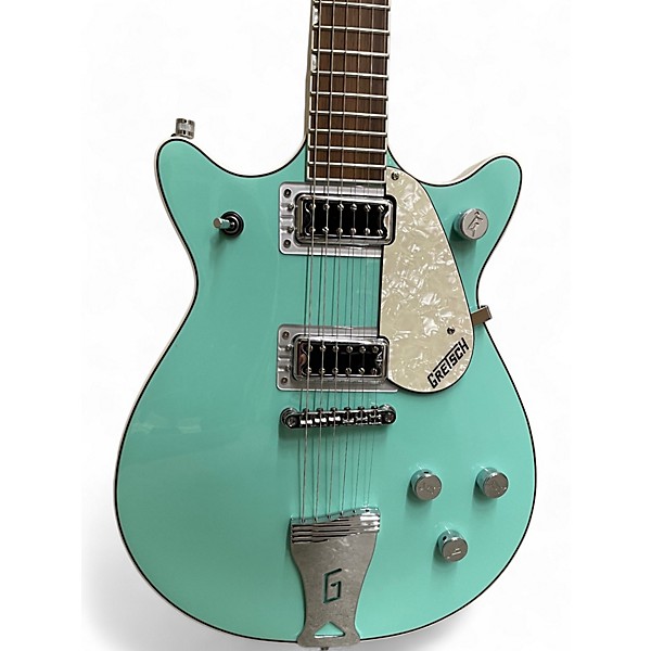 Used Gretsch Guitars G5237 ELECTROMATIC DOUBLE JET FT Surf Green Solid Body Electric Guitar