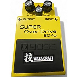 Used BOSS SD1W Super Overdrive Waza Craft Effect Pedal