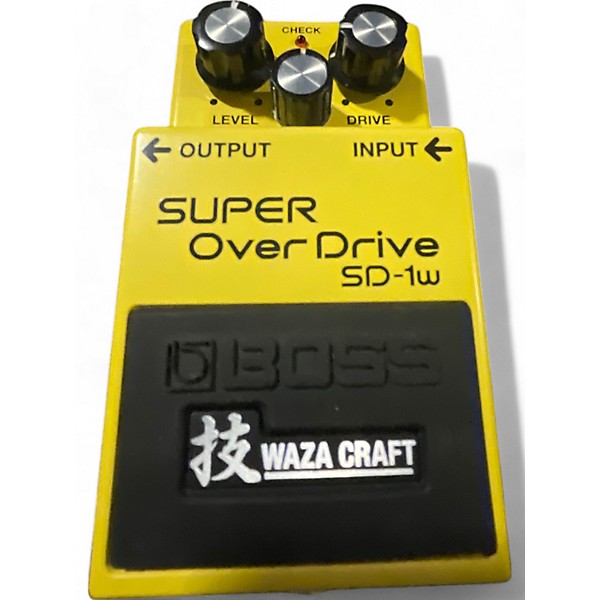 Used BOSS SD1W Super Overdrive Waza Craft Effect Pedal