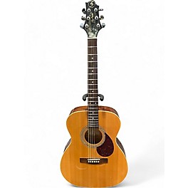 Used Greg Bennett Design by Samick OM2 Natural Acoustic Guitar