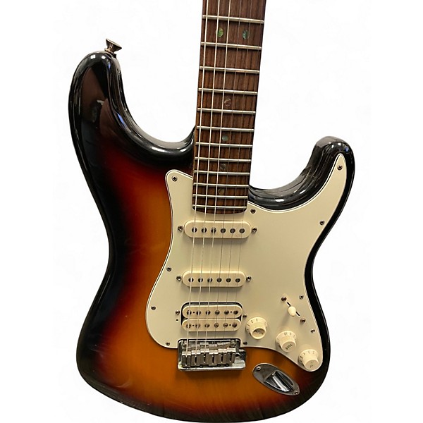 Used 2005 Fender American Deluxe Stratocaster 3 Color Sunburst Solid Body Electric Guitar