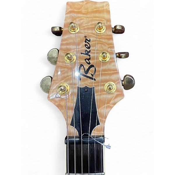Used Baker B1 QUILTED MAPLE Natural Solid Body Electric Guitar