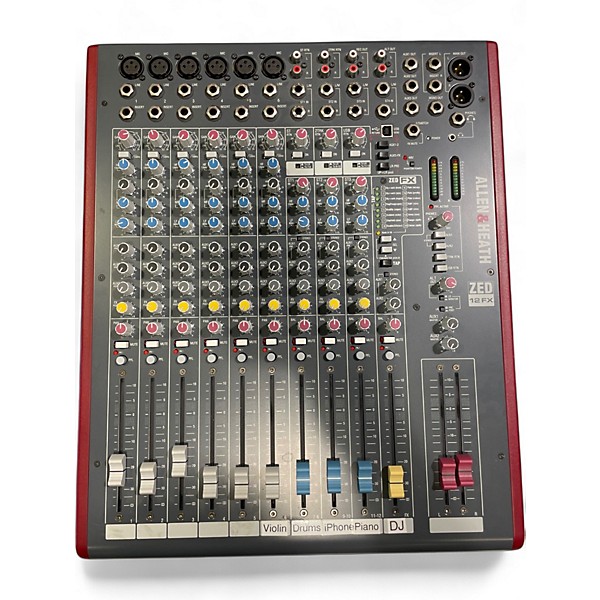 Used Allen & Heath ZED12FX Unpowered Mixer