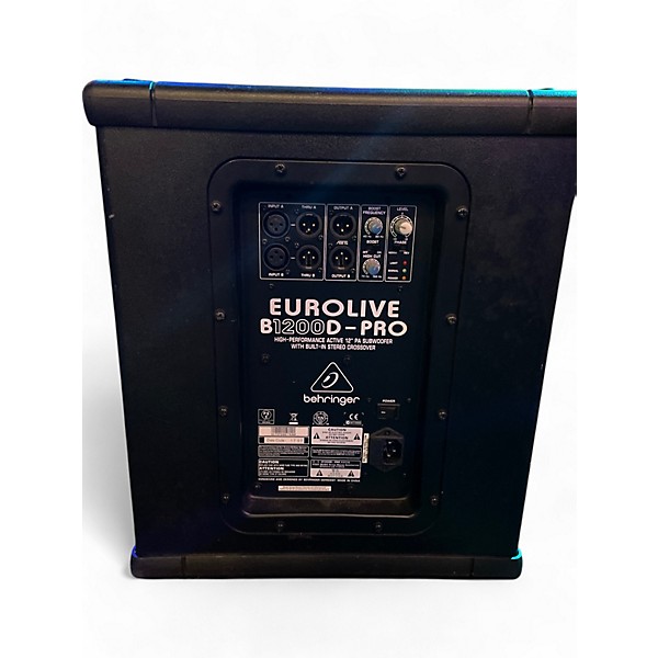 Used Behringer Eurolive B1200D Pro Powered Subwoofer