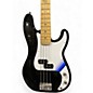 Used 2017 Fender American Professional Precision Bass Black Electric Bass Guitar