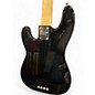 Used 2017 Fender American Professional Precision Bass Black Electric Bass Guitar