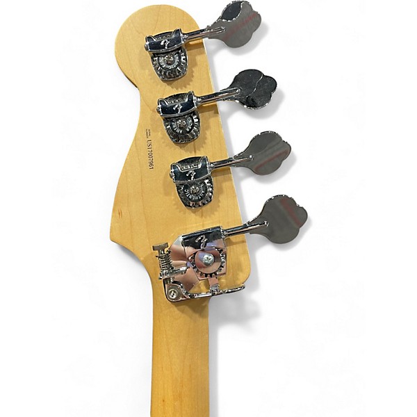 Used 2017 Fender American Professional Precision Bass Black Electric Bass Guitar